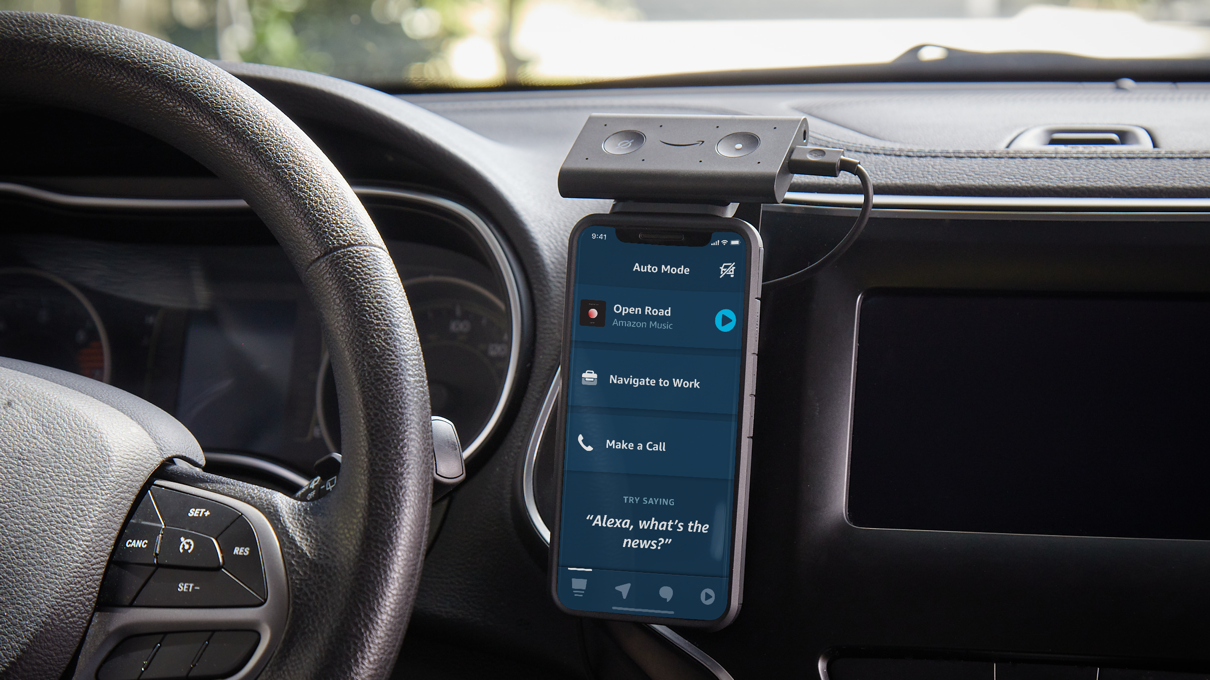 Introducing Auto Mode a companion visual interface for Alexa automotive  aftermarket devices.