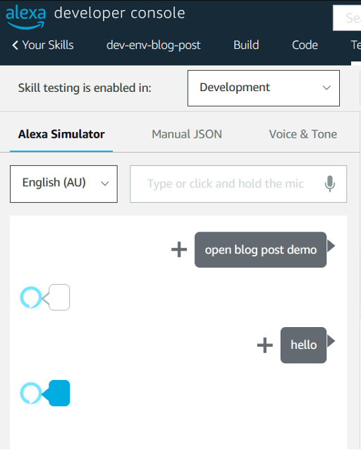 Getting started with Alexa: Setting up a development environment for ...