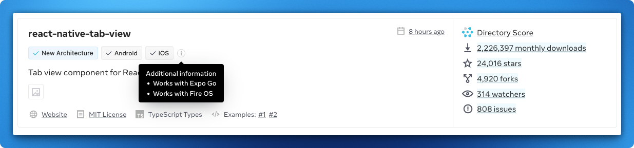 react native tab view