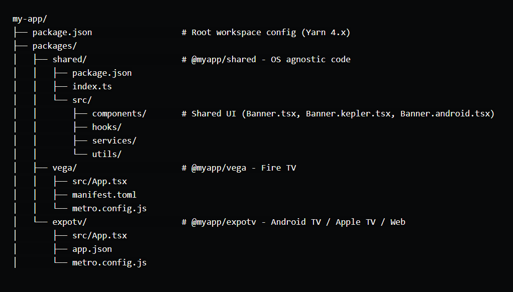 Blog: Console image for sharing your vega app across platforms